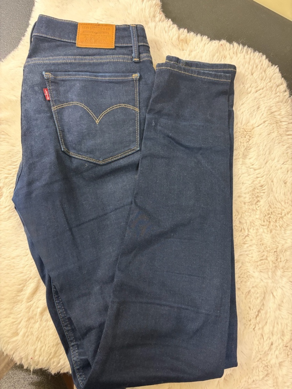 Levi's Women’s Slim Jeans in Deep Indigo Blue